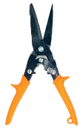 3'' Blade Length - 10-1/2'' Overall Length - Straight Cutting - MultiMaster Snips - Grade Industrial Supply