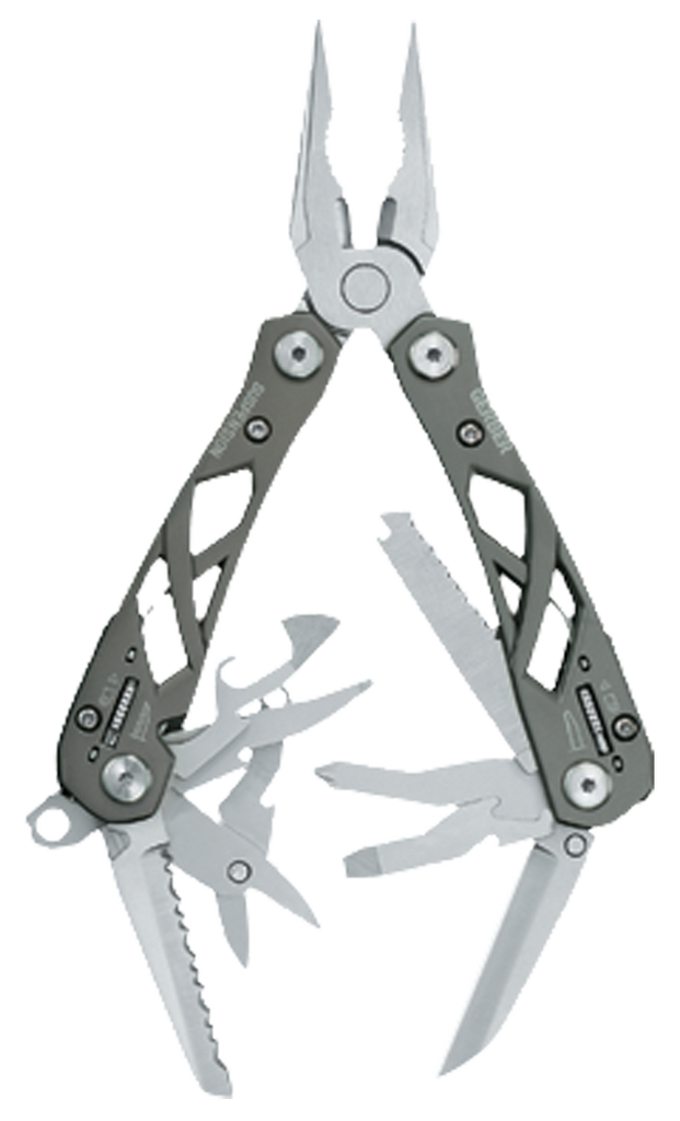 Gerber Suspension - 12 Function Multi-Plier. Comes with nylon sheath. - Grade Industrial Supply