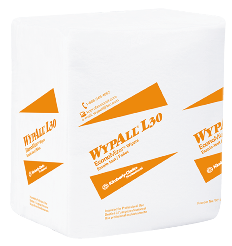 12.5 x 14.4'' - Package of 1080 - WypAll 1/4 Fold - Grade Industrial Supply