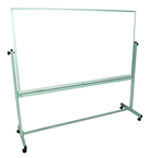 72 x 40 Whiteboard with Frame and Casters - Grade Industrial Supply