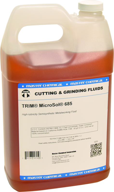 1 Gallon TRIM® MicroSol® 685 High Lubricity Semi-Synthetic Metalworking Fluid - Grade Industrial Supply