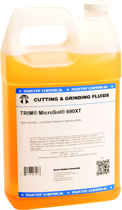 1 Gallon TRIM® MicroSol® 690XT High Lubricity Low Foam Premium Semi-Synthetic - Grade Industrial Supply