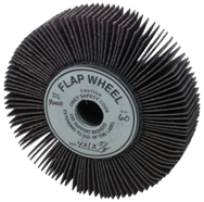 6 x 1 x 1" - 80 Grit - Unmounted Flap Wheel - Grade Industrial Supply