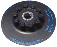 5" - SM55F Style - Resin Fibre Disc Quick Change Holder Pad - Medium - Grade Industrial Supply