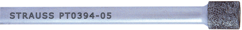 .394 x .394 x 1/4" - Medium Grit - Diamond Mandrel - Grade Industrial Supply