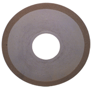 6 x 1 x 1-1/4'' - 1/8'' Abrasive Depth - 150 Grit - 3/8 Rim CBN Dish Wheel - Type D12A2 - Grade Industrial Supply