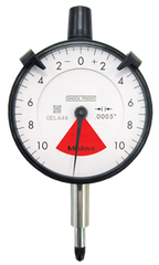 .020 Total Range - .0005 Graduation - AGD 2 One Revolution Dial Indicator - Grade Industrial Supply