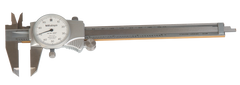 0 - 200mm Measuring Range (0.02mm Grad.) - Dial Caliper - #505-686 - Grade Industrial Supply