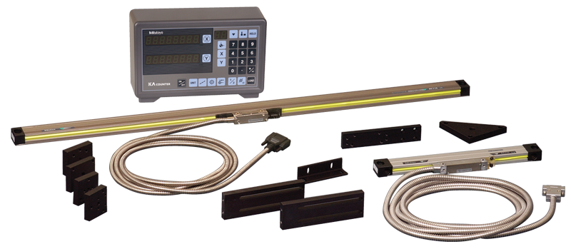 Digital Readout System - #174-173PM2K; 2-Axis; 12 x 36'' Series ABS-AOS; For Milling Applications - Grade Industrial Supply