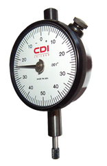 5.0 Total Range - .001 Graduation - AGD 2 Dial Indicator - Grade Industrial Supply