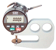 #DG10-10 - 0 - .050'' Range - .0005" Resolution - 2'' Throat Depth - Electronic Thickness Gage - Grade Industrial Supply