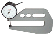 #DG10-16 - 0 - .050'' Range - .001" Graduation - 2'' Throat Depth - Dial Thickness Gage - Grade Industrial Supply