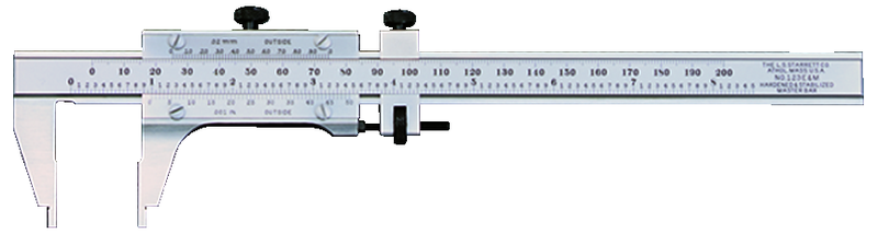 #123Z-12 - 0 - 12'' Measuring Range (.001 Grad.) - Vernier Caliper - Grade Industrial Supply