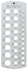 #187 - 1/16 to 1/2" - Drill Gage - Grade Industrial Supply