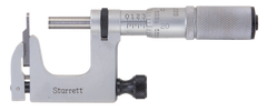 #220XFL-1 - 0 - 1'' Measuring Range - .001 Graduation - Friction Thimble - Carbide Face - Multi Anvil Micrometer - Grade Industrial Supply