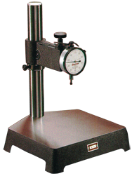 #653J - Kit Contains: .0005" Graduation; 0-25-0 Reading - Cast Iron Comparator Stand & Dial Indicator - Grade Industrial Supply