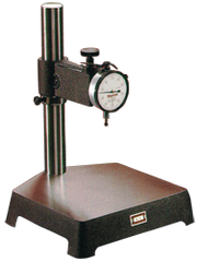 #653J - Kit Contains: .0005" Graduation; 0-25-0 Reading - Cast Iron Comparator Stand & Dial Indicator - Grade Industrial Supply