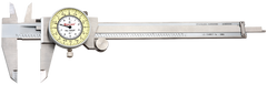 #1202F-6 -  0 - 6'' Measuring Range (.001 Grad.) - Dial Caliper - Grade Industrial Supply