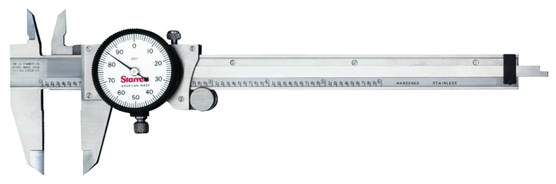 #120A-6 - 0 - 6'' Measuring Range (.001 Grad.) - Dial Caliper - Grade Industrial Supply