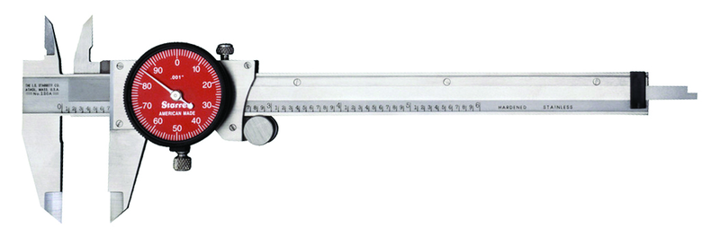 #R120A-6 - 0 - 6'' Measuring Range (.001 Grad.) - Dial Caliper - Grade Industrial Supply