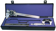 Kit Contains: 0-1" Micrometer; 6" Black Face Dial Caliper; 6" Flexible EZ Read 4R Rule; Protective Case - Machinist Universal Measuring Set - Grade Industrial Supply