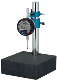 Kit Contains: Granite Base with .0005/.01mm Electronic Indicator - Granite Stand with Indi-X Blue Electronic Indicator - Grade Industrial Supply