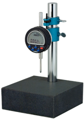 Kit Contains: Granite Base with .0005/.01mm Electronic Indicator - Granite Stand with Indi-X Blue Electronic Indicator - Grade Industrial Supply