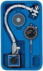 Kit Contains: AGD Indicator; Flex Arm Mag Base; Magnetic Indicator Back In Case - Chrome Flex Mag Set - Grade Industrial Supply