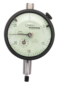 .250 Total Range - 0-100 Dial Reading - AGD 2 Dial Indicator - Grade Industrial Supply