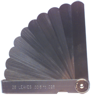 #5015 - 15 Leaf - .0015 to .200" Range - Thickness Gage - Grade Industrial Supply