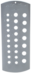 #5051 - Number 1 to 60 - Drill Gage & Screw Tap Guide - Grade Industrial Supply