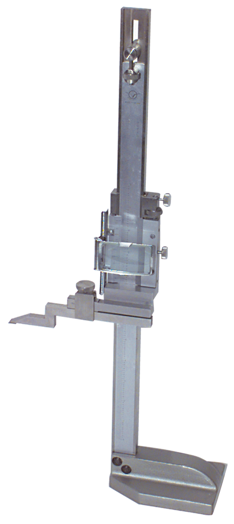 #HG18 - 18" - .001"/.02mm Graduation - Vernier Height Gage with Magnifier - Grade Industrial Supply