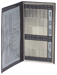 #16008 - 30 Specimans for Checking Varied Roughness Results - Microfinish Surface Comparator - Grade Industrial Supply