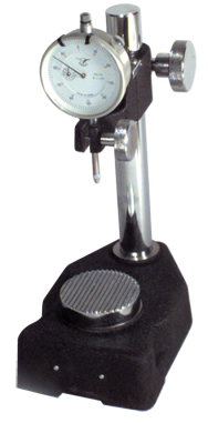 Kit Contains:  Steel Check Stand Indicator Holder with Serrated Anvil & 1" Travel Indicator; .001" Graduation; 0-100 Reading - Steel Check Stand Indicator Holder with Indicator - Grade Industrial Supply