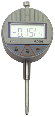 0 - 1 / 0 - 25mm Range - .0005/.01mm Resolution - Electronic Indicator - Grade Industrial Supply