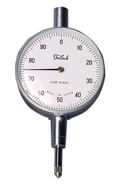 1 Total Range - White Face - AGD 2 Dial Indicator - Grade Industrial Supply