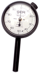 .200 Total Range - 0-100 Dial Reading - Back Plunger Dial Indicator - Grade Industrial Supply