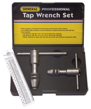 2 Piece - Model #165 Reversible Tap Wrench Set - Grade Industrial Supply