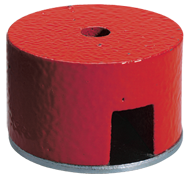 1-1/4'' Diameter Round; 14 lbs Holding Capacity - Button Type Alnico Magnet - Grade Industrial Supply