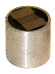 Rare Earth Two-Pole Magnet - 1'' Diameter Round; 85 lbs Holding Capacity - Grade Industrial Supply