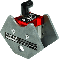 On/Off Rare Earth Magneitc Welding Square - 4" Length - 150 lbs Holding Capacity - Grade Industrial Supply