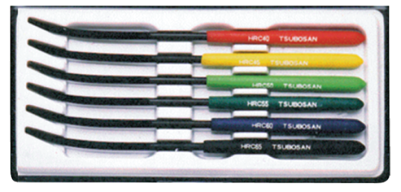 #FHC6 Hardness Testing Files-6 Piece Set - Hardness Tester Accessory - Grade Industrial Supply