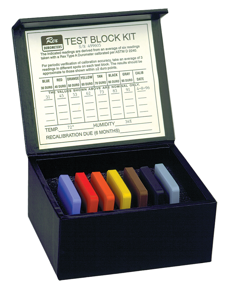 #TBKD Type Shore D - Durometer Test Block - Grade Industrial Supply