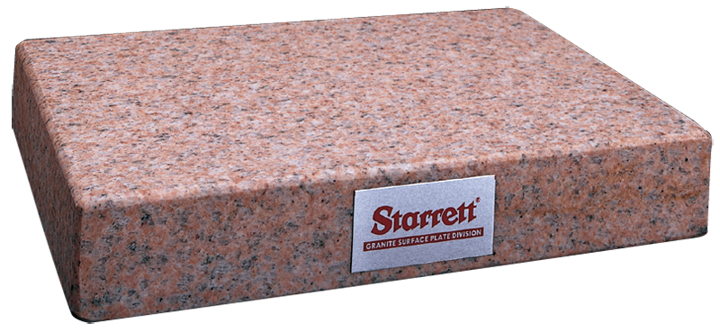 24 x 36" - Grade A 2-Ledge 6'' Thick - Granite Surface Plate - Grade Industrial Supply