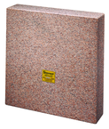 24 x 24 x 4" - Master Pink Five-Face Granite Master Square - A Grade - Grade Industrial Supply