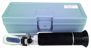 Refractometer with carring case 0-10 Brix Scale; includes case & sampler - Grade Industrial Supply