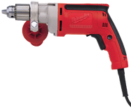 #0202-20 - 7.0 No Load Amps - 0 - 1200 RPM - 3/8'' Keyless Chuck - Corded Reversing Drill - Grade Industrial Supply