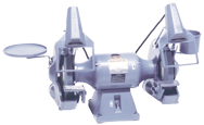 Bench Grinder-Deluxe - #1021WD; 10 x 1 x 7/8'' Wheel Size; 1.5HP; 3PH; 208-230/460V Motor - Grade Industrial Supply