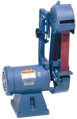 Belt Grinder - #2048-153D; 2 x 48'' Belt; 1.5HP; 3PH; 208-230/460V Motor - Grade Industrial Supply