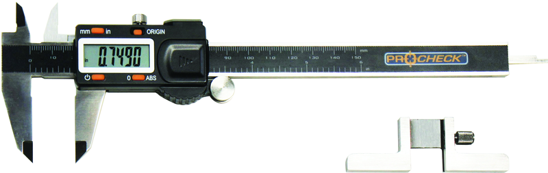 HAZ05 Absolute Digital Caliper 6" with Depth Gage - Grade Industrial Supply